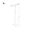 Светильник Arlight MAG-ORIENT-STICK-HANG-R20-6W Day4000 036541 — купить в Bronko‑Decor