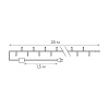 Гирлянда Нить Uniel ULD-S2500-225/STК WHITE IP20 UL-00012076 — купить в Bronko‑Decor
