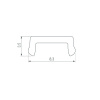 Экран Arlight LINE-1019-W8-2000 OPAL 053427 — купить в Bronko‑Decor