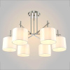 Потолочная люстра Crystal Lux Sergio PL6 Nickel — купить в Bronko‑Decor