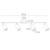 Спот Arte Lamp Imai A2365PL-4BK — купить в Bronko‑Decor