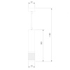 Подвесной светильник Eurosvet Tony DLN108 GU10 черный/золото — купить в Bronko‑Decor