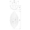 Настенный светильник Bogates Allure 355/2 — купить в Bronko‑Decor