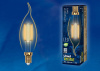 Лампа светодиодная филаментная (UL-00002397) Uniel E14 5W 2250K прозрачная LED-CW35-5W/GOLDEN/E14 GLV21GO — купить в Bronko‑Decor