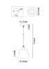 Подвесной светильник MyFar Tina MR1340-1P — купить в Bronko‑Decor