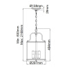 Подвесной светильник Hinkley Gentry HK-GENTRY-P-M-PB — купить в Bronko‑Decor