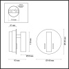 Светодиодный спот Odeon Light Beam 3911/9WL — купить в Bronko‑Decor