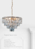 Подвесная люстра Lumien Hall Kristin LH0066/8H-FGD-CL — купить в Bronko‑Decor