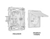 Комплект механизма розетки с/з со шторками и крышкой Ambrella Volt Alfa MA808010 — купить в Bronko‑Decor