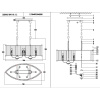 Подвесная люстра Lumien Hall Lenora LH3062/6PO-NL-CL — купить в Bronko‑Decor