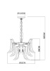 Подвесная люстра Arte Lamp Maya A4072LM-6GO — купить в Bronko‑Decor