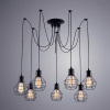 Подвесная люстра Arte Lamp A1109SP-7BK — купить в Bronko‑Decor