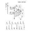 Подвесная люстра Lumien Hall Narcisse LH0011/18P-SGD — купить в Bronko‑Decor