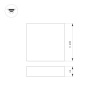 Потолочный светильник Arlight SP-Quadro-S600x600-60W Day4000 034803 — купить в Bronko‑Decor