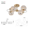 Люстра на штанге Rivoli Mortifera 3130-304 Б0054885 — купить в Bronko‑Decor