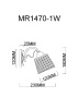 Бра MyFar Luiza MR1470-1W — купить в Bronko‑Decor
