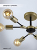 Люстра на штанге Seven Fires Evlina SF3370/6C-GD-BK — купить в Bronko‑Decor