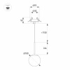 Подвесной светильник Arlight SP-BEADS-HANG-BUILT-T-R100-8W Warm3000 (BK, 180 deg, 230V) 056419 — купить в Bronko‑Decor