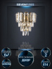 Настенный светильник Lumien Hall Bernat LH0062/2W-GD-SMK-CL — купить в Bronko‑Decor