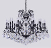 Подвесная люстра Crystal Lux Magnifico SP19 Black/Transparent — купить в Bronko‑Decor