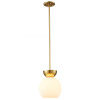 Подвесной светильник iLamp Mono P6079-1 GD+WH — купить в Bronko‑Decor