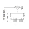 Подвесной светильник Hinkley Reverie QN-REVERIE-4P-CPG — купить в Bronko‑Decor