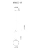 Подвесной светильник MyFar Pierre MR1160-1P — купить в Bronko‑Decor