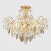 Потолочная люстра Crystal Lux ESMIRALDA PL6 GOLD — купить в Bronko‑Decor
