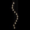 Каскадная люстра Delight Collection Stilla MD24001004-12A gold/clear — купить в Bronko‑Decor