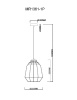 Подвесной светильник MyFar Hill MR1361-1P — купить в Bronko‑Decor