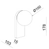 Настенный светильник Italline DE-317 gothic — купить в Bronko‑Decor