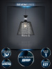 Подвесной светильник Seven Fires Metida WD3604/1P-BK — купить в Bronko‑Decor