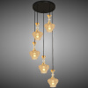Подвесная люстра Reluce 09004-0.9-05 AMBER — купить в Bronko‑Decor