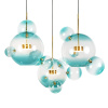 Подвесная люстра Loft IT Bolle 2027-S3 Blue — купить в Bronko‑Decor