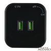 Трековая розетка Arte Milano Am-track-sockets 380022TS/USBx2 Black — купить в Bronko‑Decor