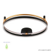 Потолочный светильник Crystal Lux FERNANDO PL72W LED BLACK/GOLD — купить в Bronko‑Decor