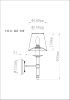 Бра Garda Decor K2BW2021-1 — купить в Bronko‑Decor