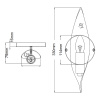 Бра Hinkley Willow QN-WILLOW1-CBK — купить в Bronko‑Decor