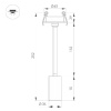 Встраиваемый спот Arlight LGD-PERISCOPE-R35-6W Day4000 (BK, 24 deg, 230V) 045193 — купить в Bronko‑Decor