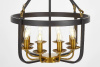 Подвесная люстра Lumina Deco Berling LDP 8024-8 BK+MD — купить в Bronko‑Decor