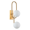 Бра Indigo Opaco 11015/2W Brass V000151 — купить в Bronko‑Decor