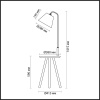 Торшер Odeon Light Kalda 4667/1F — купить в Bronko‑Decor