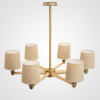 Люстра на штанге ImperiumLoft Stavra Jorgenson Beige/Light Wood 203573-26 — купить в Bronko‑Decor