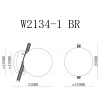 Бра iLamp Golden W2134-1 BR — купить в Bronko‑Decor