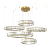 Подвесная люстра Loft IT Crystal ring 10135/5 Gold — купить в Bronko‑Decor