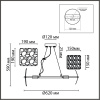 Подвесная люстра Lumion Liberti 6588/6 — купить в Bronko‑Decor