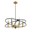 Люстра на штанге Indigo Trionfo 10020/6R Black V000487 — купить в Bronko‑Decor