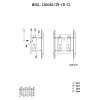 Настенный светильник Lumien Hall Laurina LH0049/2W-CR-CL — купить в Bronko‑Decor