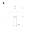Трековый магнитный светильник Arlight MAG-SPOT-25-R65-5W Day4000 050073 — купить в Bronko‑Decor