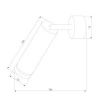 Светодиодный спот Elektrostandard Glory SW MRL LED 1005 белый 4690389136566 — купить в Bronko‑Decor